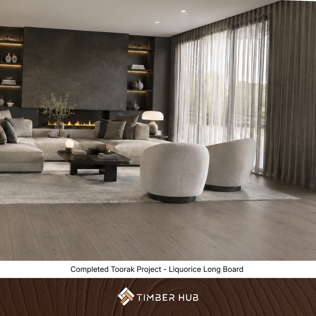 Timber Flooring Long Board | Liquorice 1900 x 192 x 14/3mm