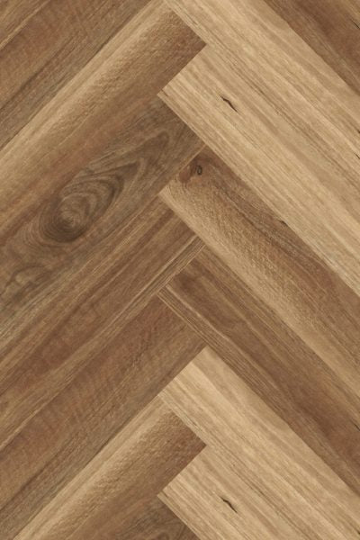 9mm NSW Spotted Gum Herringbone Hybrid Flooring