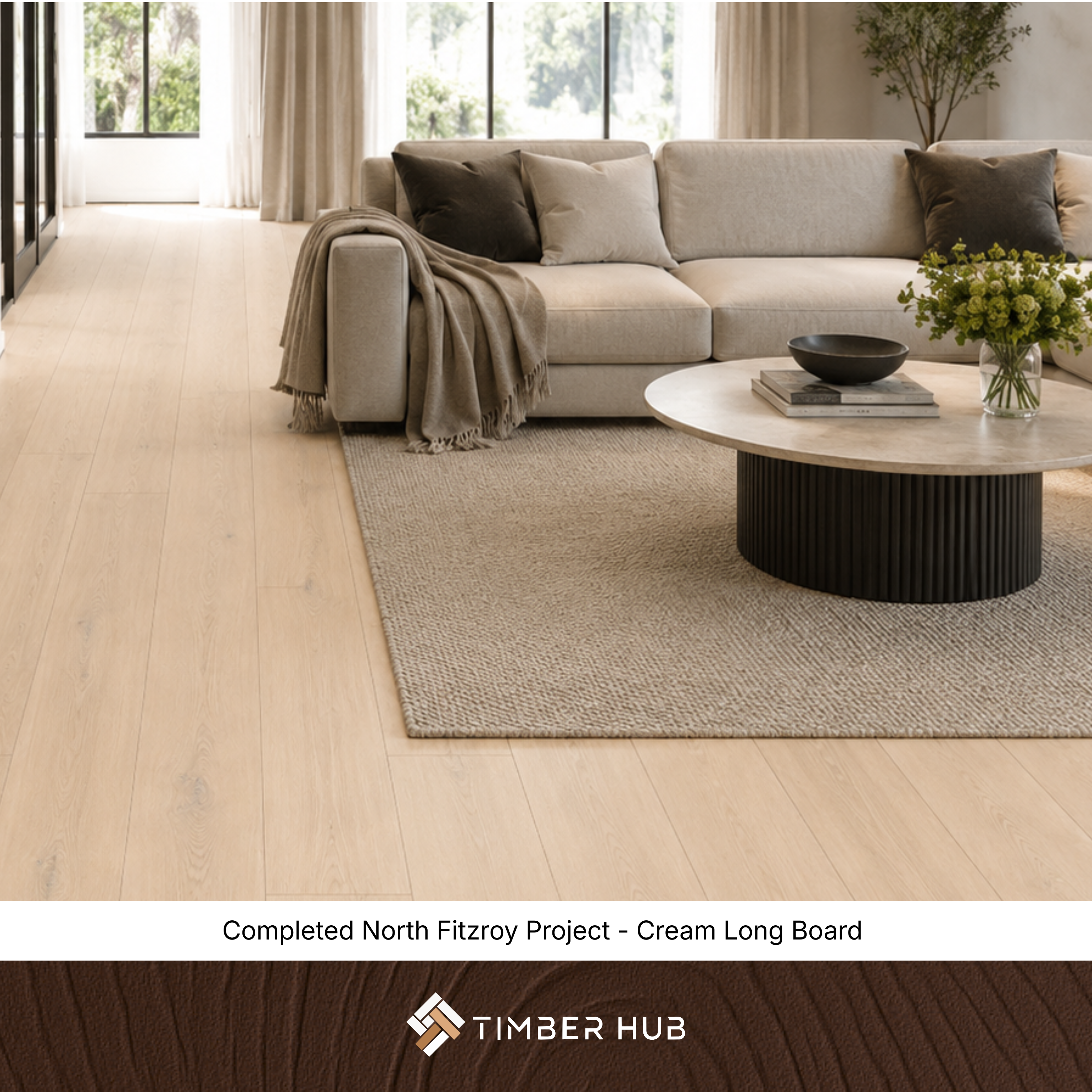 Timber Flooring Long Board | Cream
