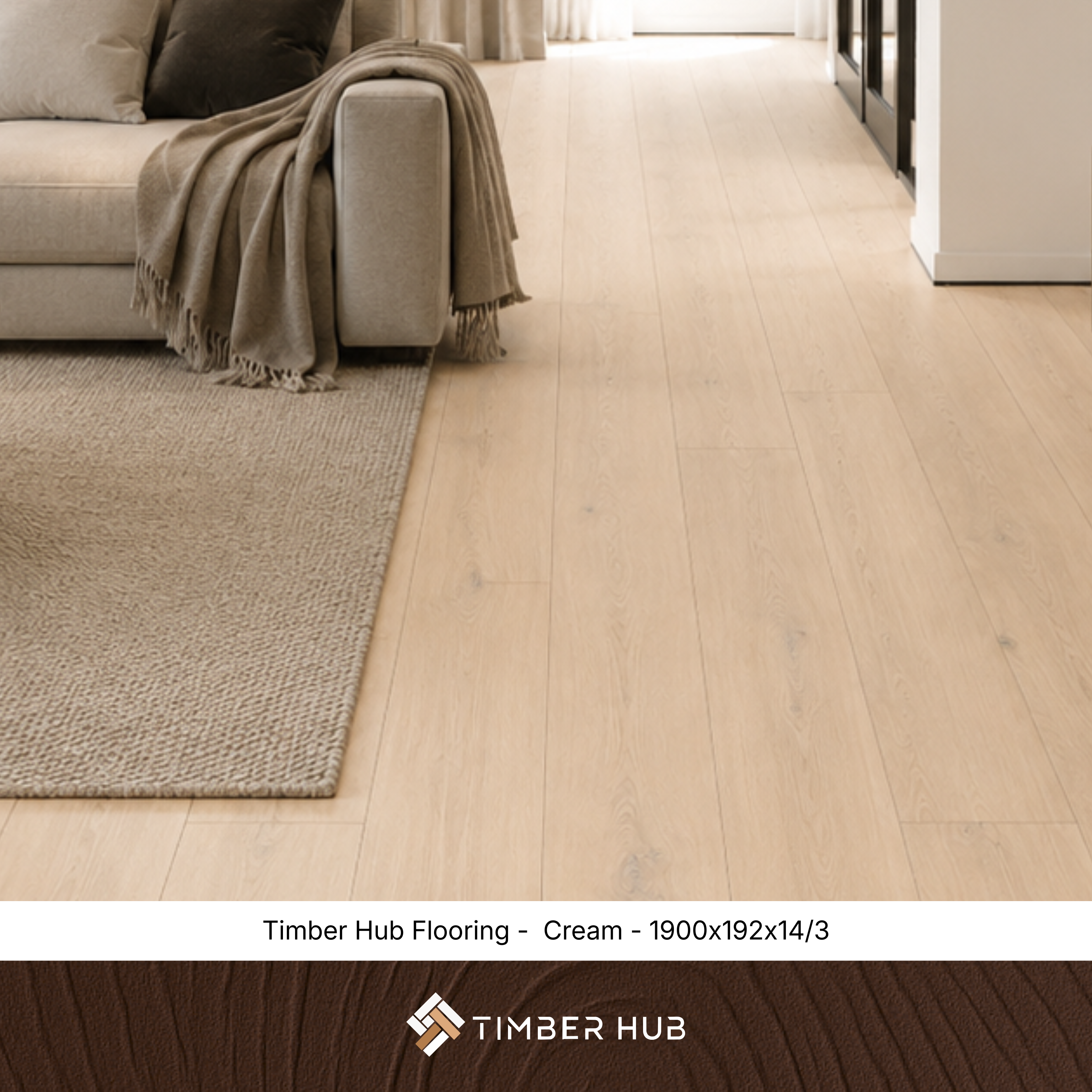 Timber Flooring Long Board | Cream