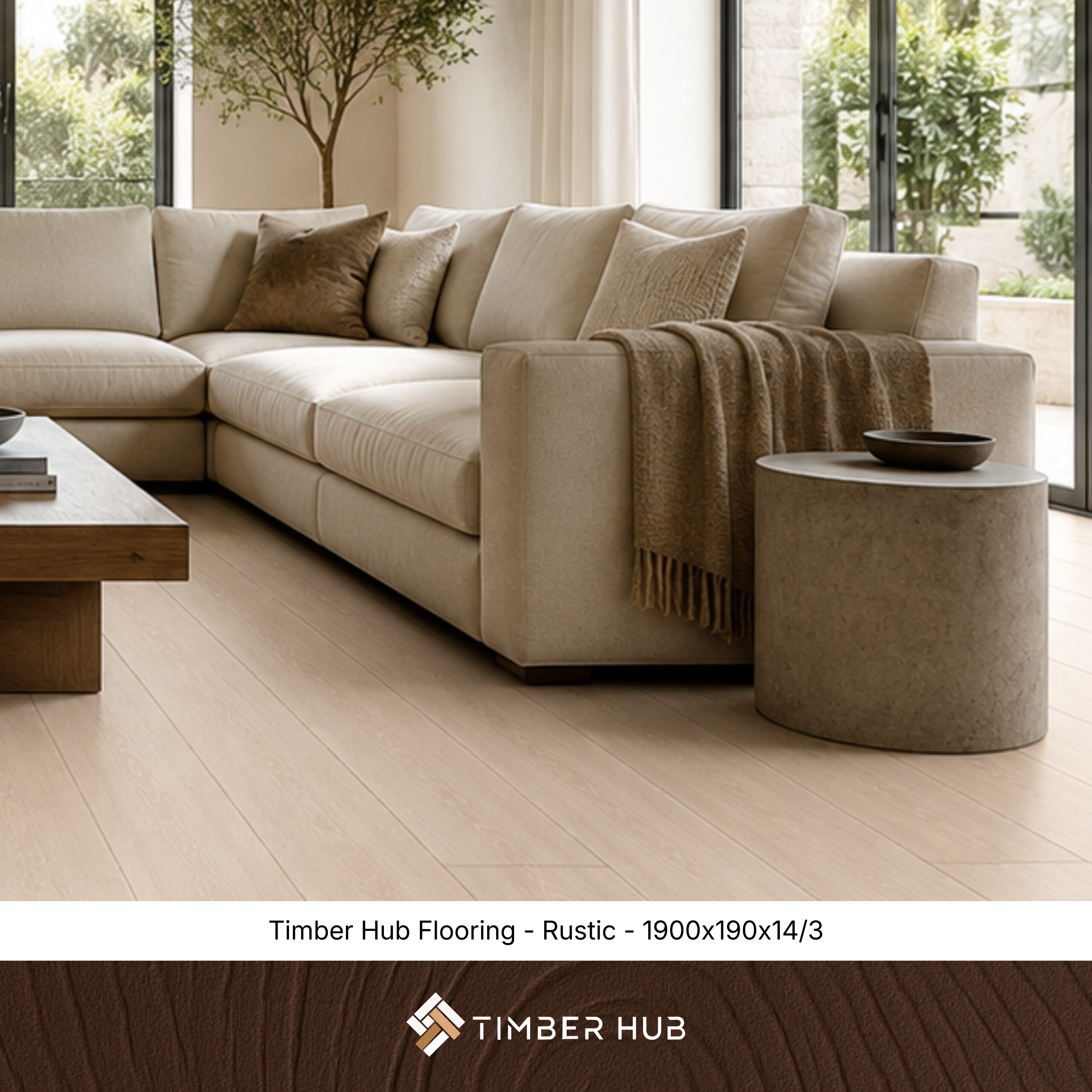 Timber Flooring Long Board | Rustic 1900 x 190 x 14/3mm