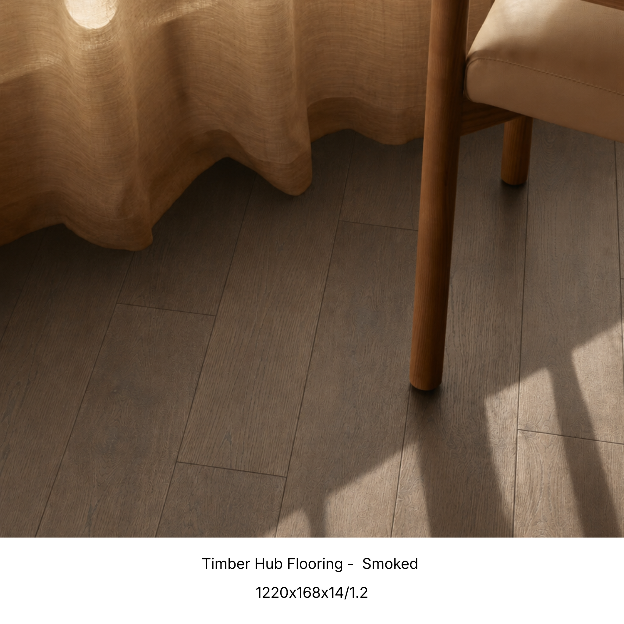 Timber Flooring Long Board | Smoked